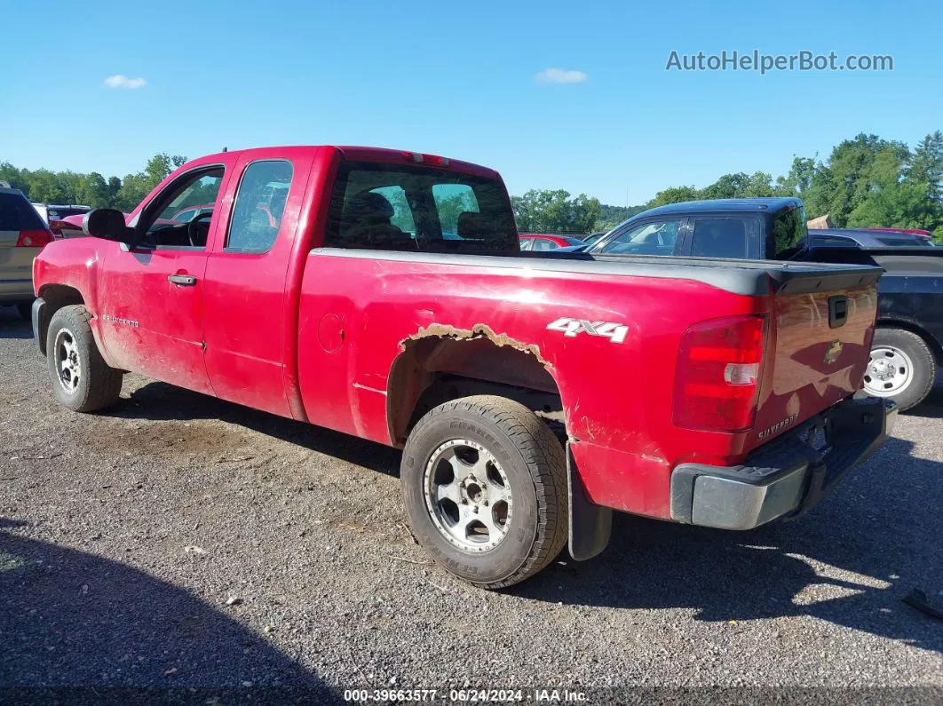 2008 Chevrolet Silverado 1500 Work Truck Red vin: 1GCEK19C08Z281775