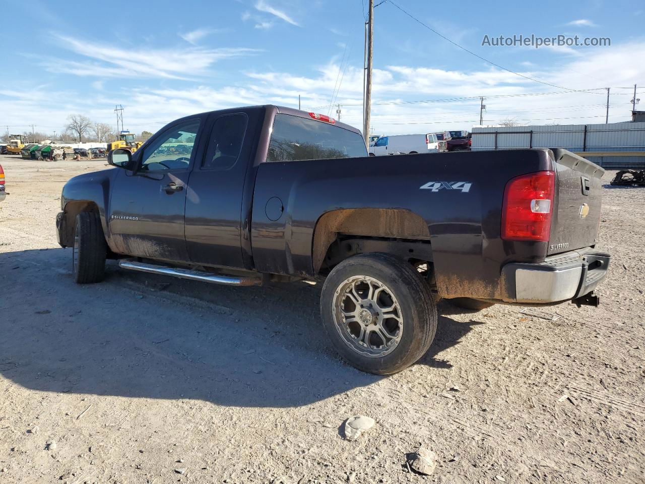 2008 Chevrolet Silverado K1500 Purple vin: 1GCEK19C28Z222808