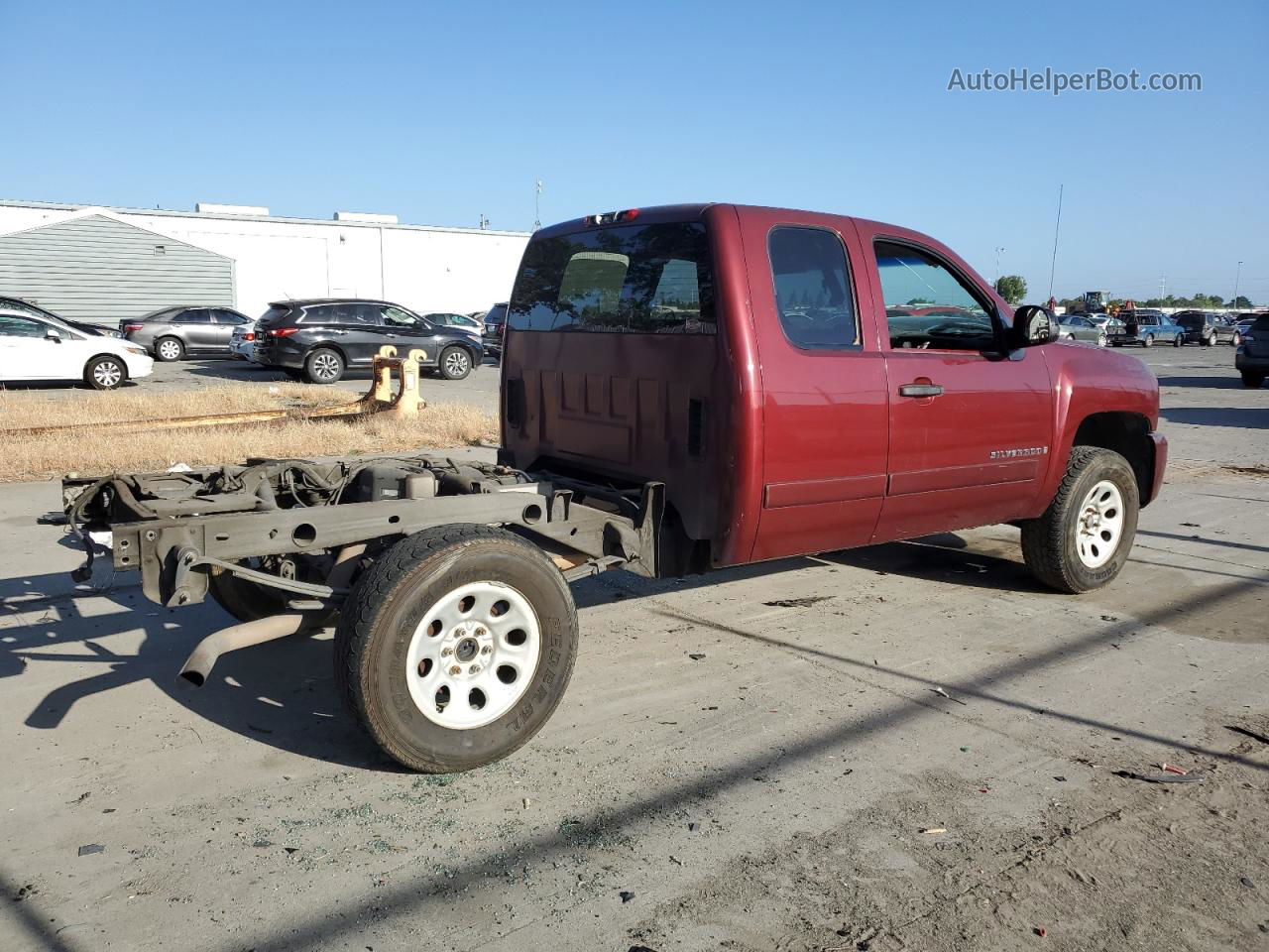 2008 Chevrolet Silverado K1500 Burgundy vin: 1GCEK19C38Z276750