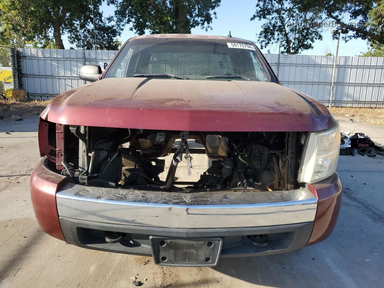 2008 Chevrolet Silverado K1500 Burgundy vin: 1GCEK19C38Z276750