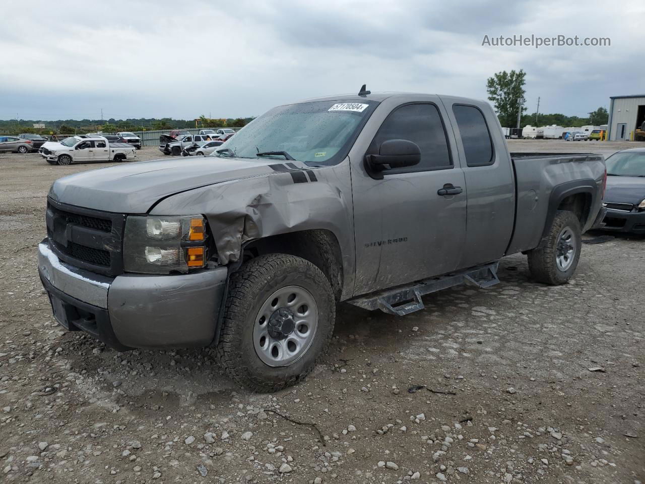 2008 Chevrolet Silverado K1500 Gray vin: 1GCEK19C78Z188932