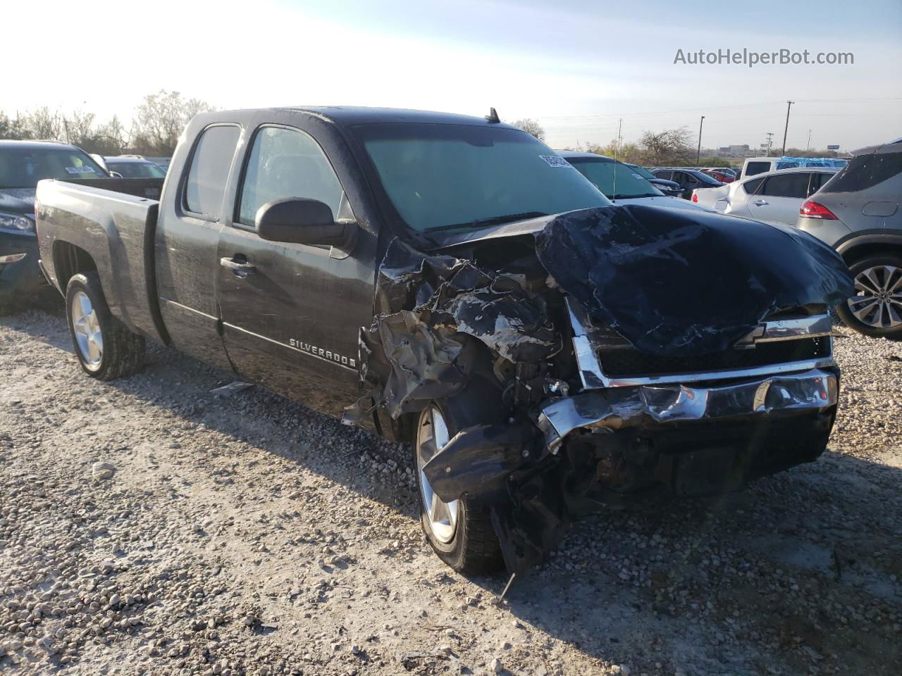 2008 Chevrolet Silverado K1500 Black vin: 1GCEK19C88Z278736