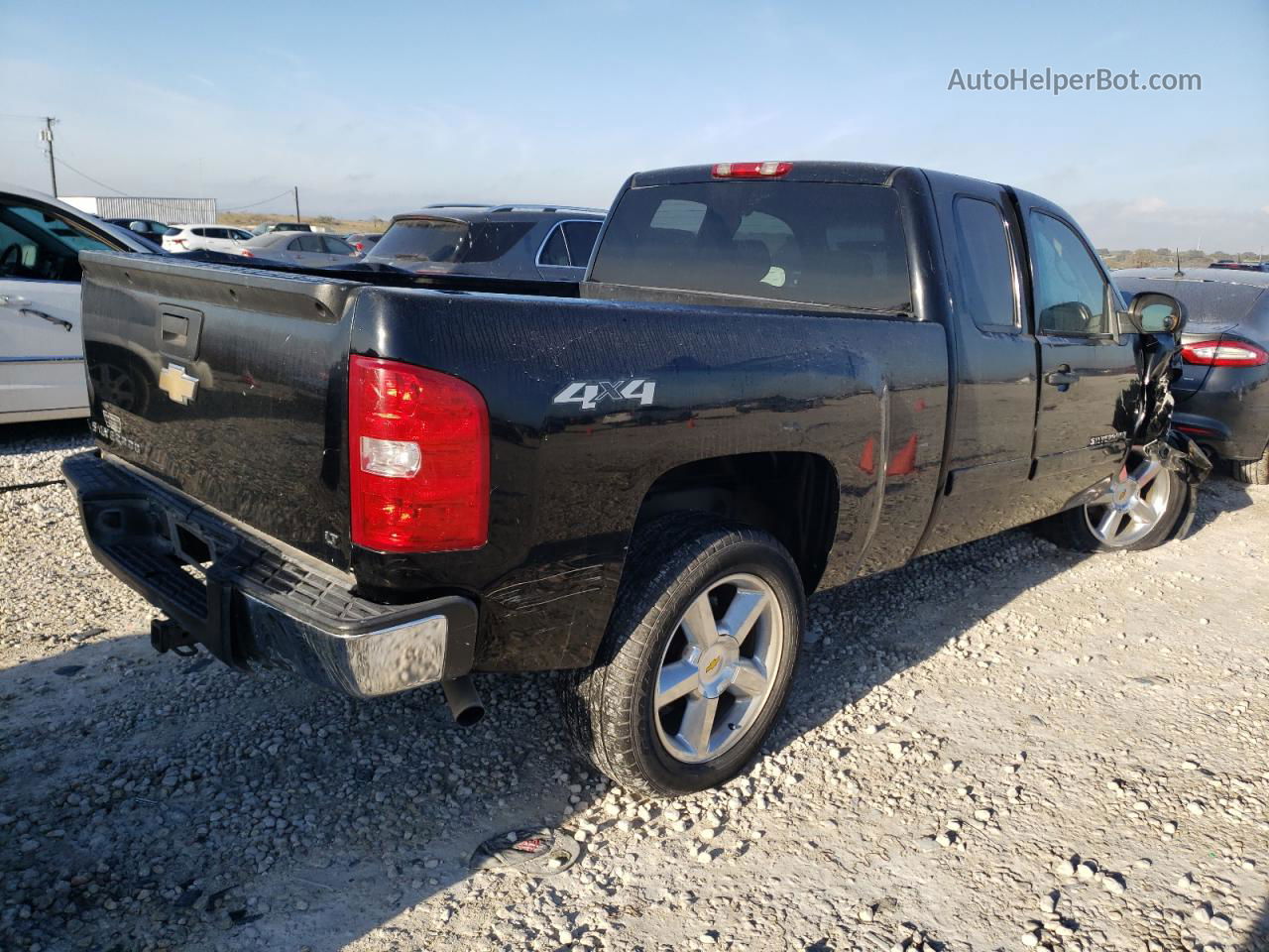 2008 Chevrolet Silverado K1500 Black vin: 1GCEK19C88Z278736