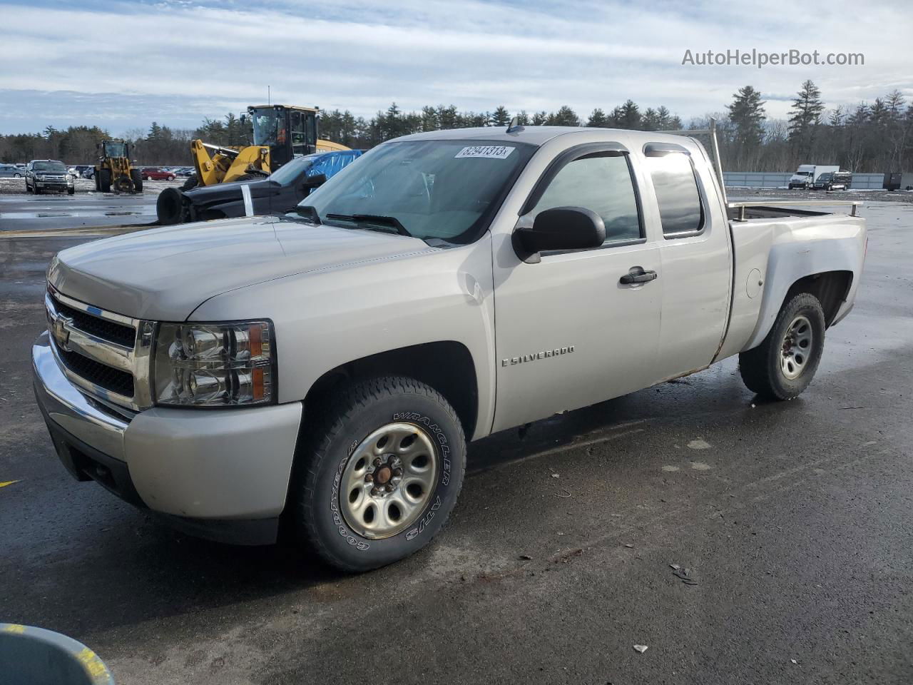 2008 Chevrolet Silverado K1500 Silver vin: 1GCEK19C98E183240