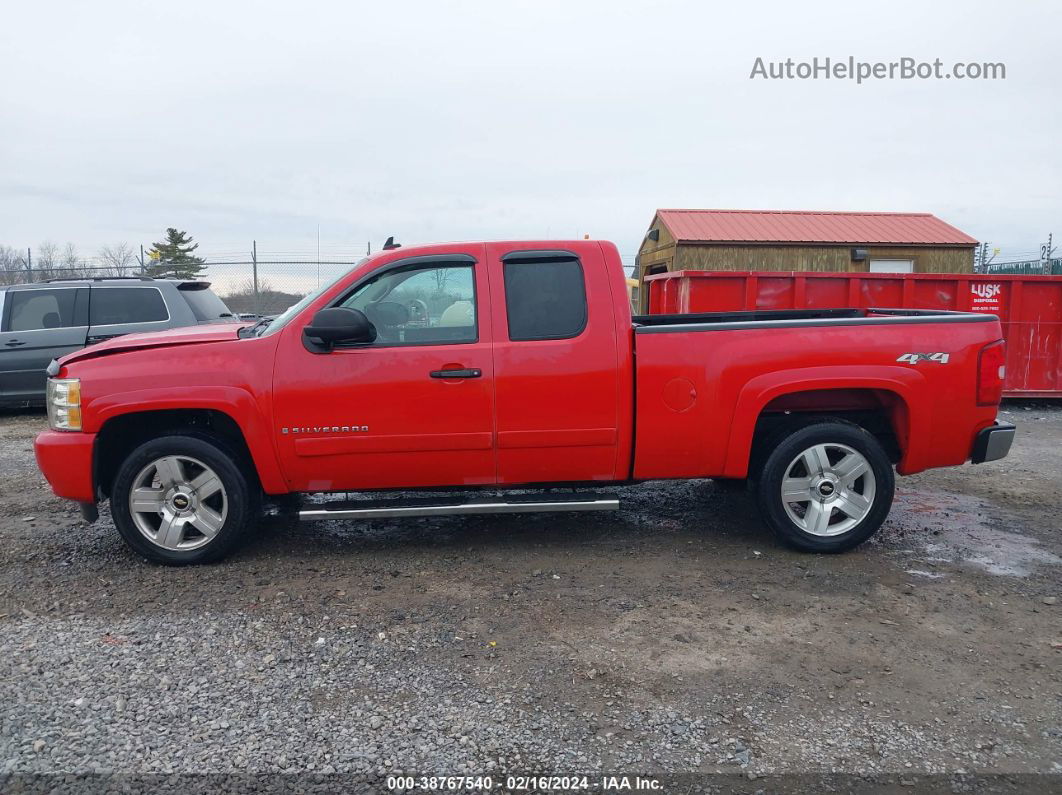 2008 Chevrolet Silverado 1500 Lt1 Red vin: 1GCEK19J18Z236746