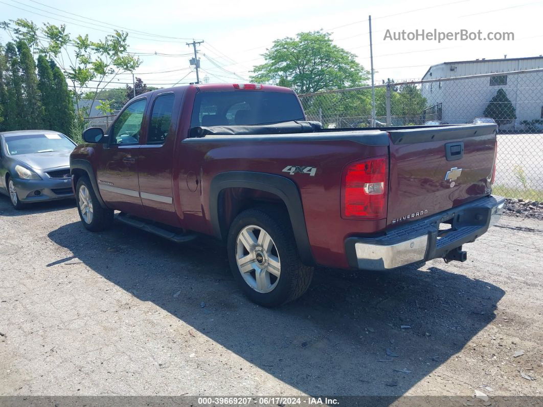 2008 Chevrolet Silverado 1500 Ltz Red vin: 1GCEK19J58Z212577