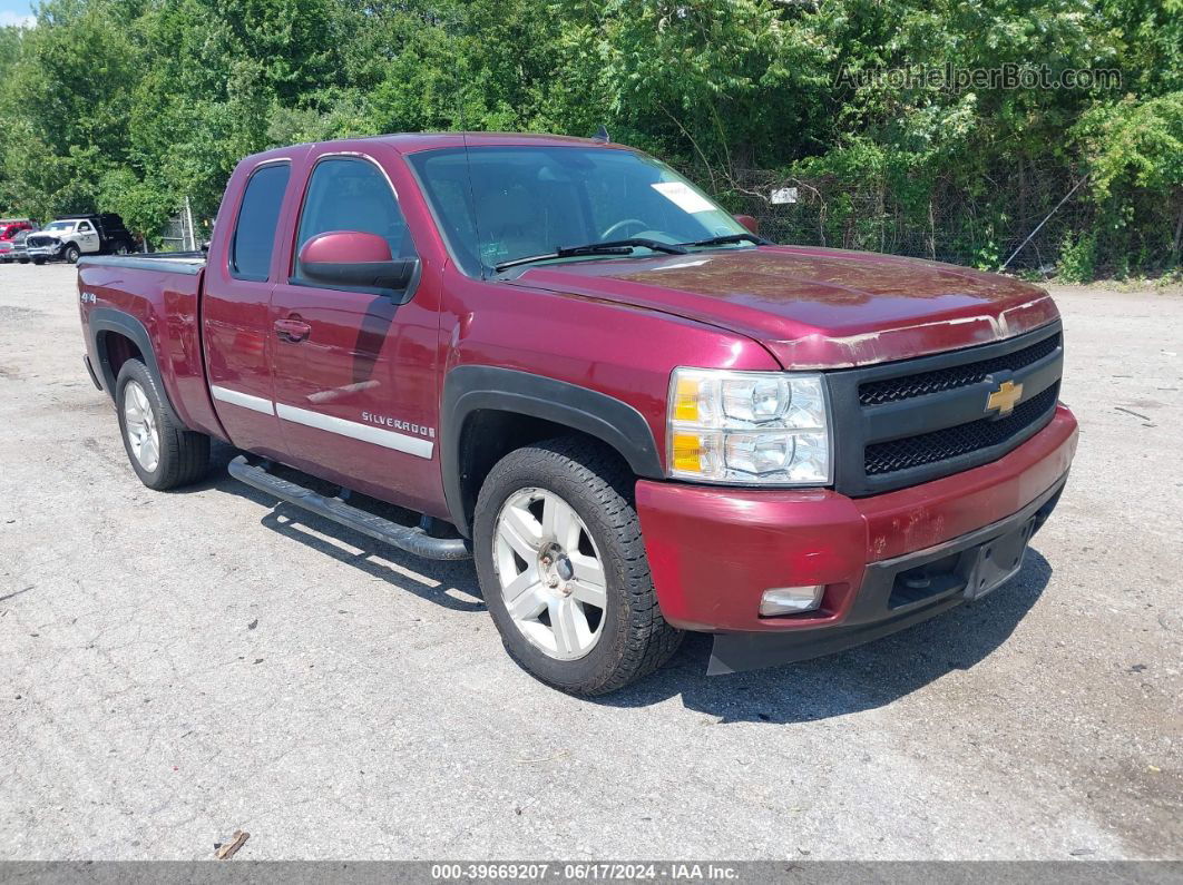 2008 Chevrolet Silverado 1500 Ltz Red vin: 1GCEK19J58Z212577