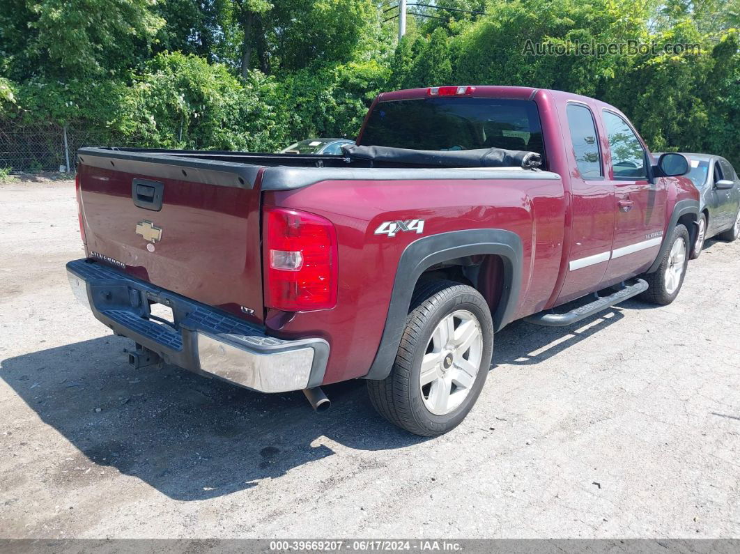 2008 Chevrolet Silverado 1500 Ltz Red vin: 1GCEK19J58Z212577