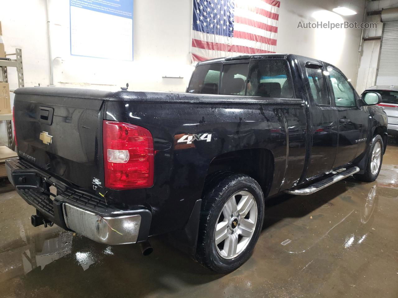 2008 Chevrolet Silverado K1500 Black vin: 1GCEK19J68Z244003