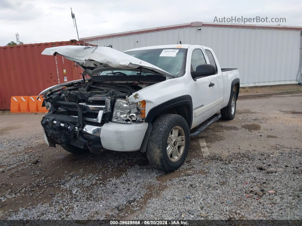 2008 Chevrolet Silverado 1500 Lt1 White vin: 1GCEK19J78Z251199