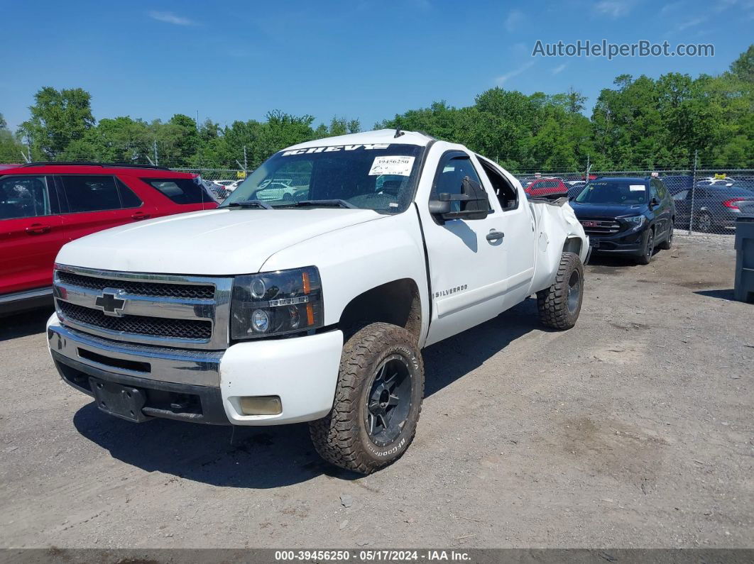 2008 Chevrolet Silverado 1500 Lt1 White vin: 1GCEK19J88Z297477