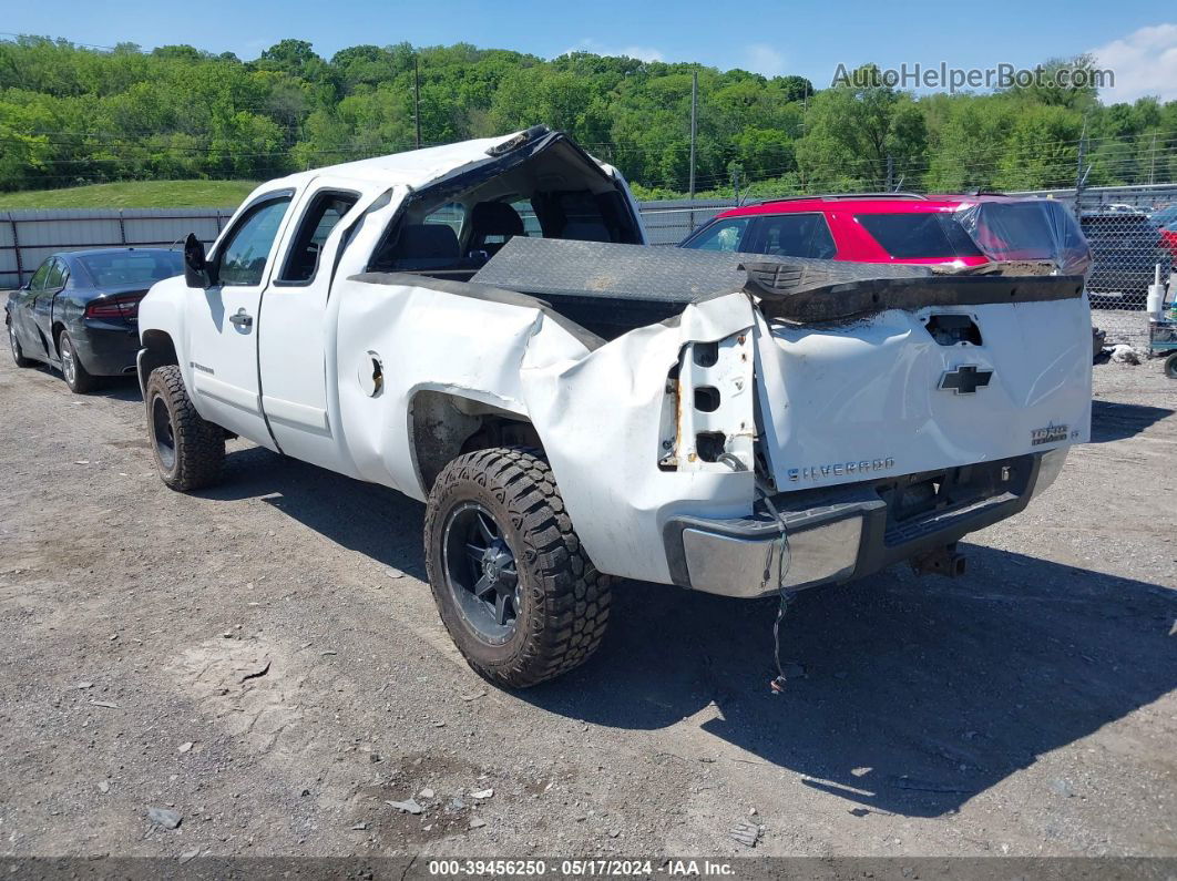 2008 Chevrolet Silverado 1500 Lt1 White vin: 1GCEK19J88Z297477