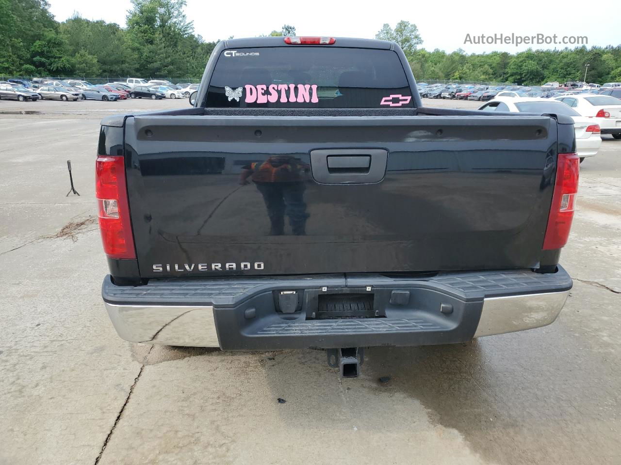 2008 Chevrolet Silverado K1500 Black vin: 1GCEK19J98Z139570