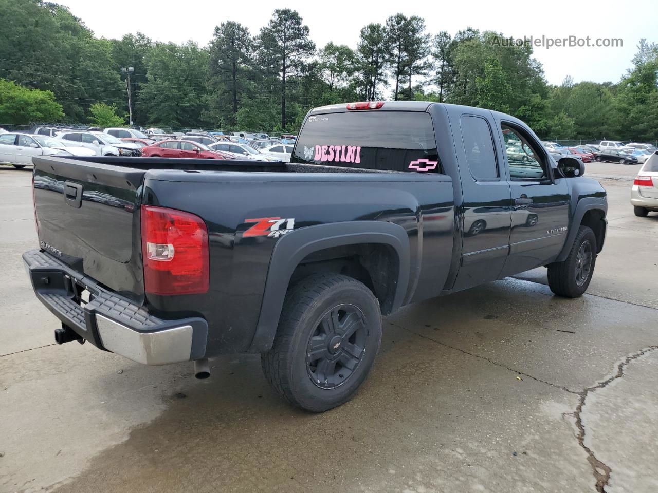 2008 Chevrolet Silverado K1500 Black vin: 1GCEK19J98Z139570