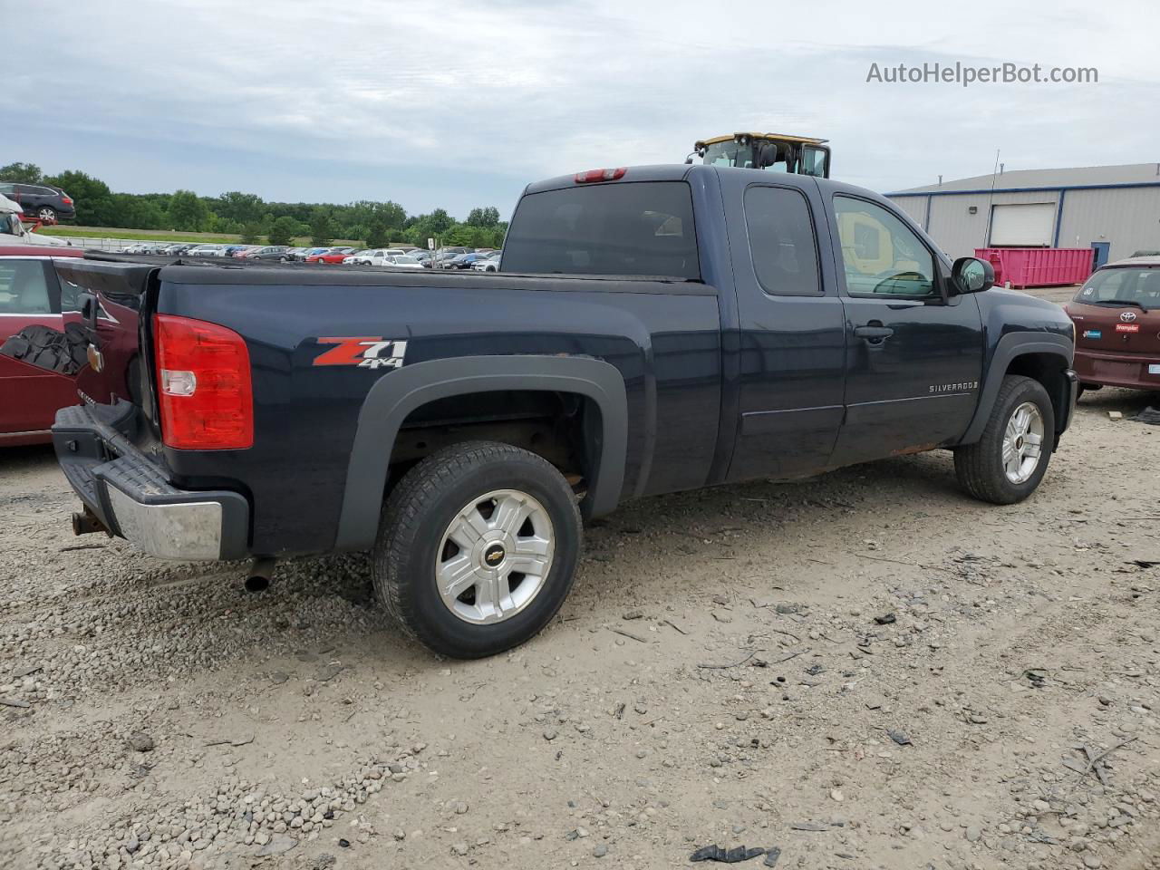 2008 Chevrolet Silverado K1500 Черный vin: 1GCEK19JX8Z274850