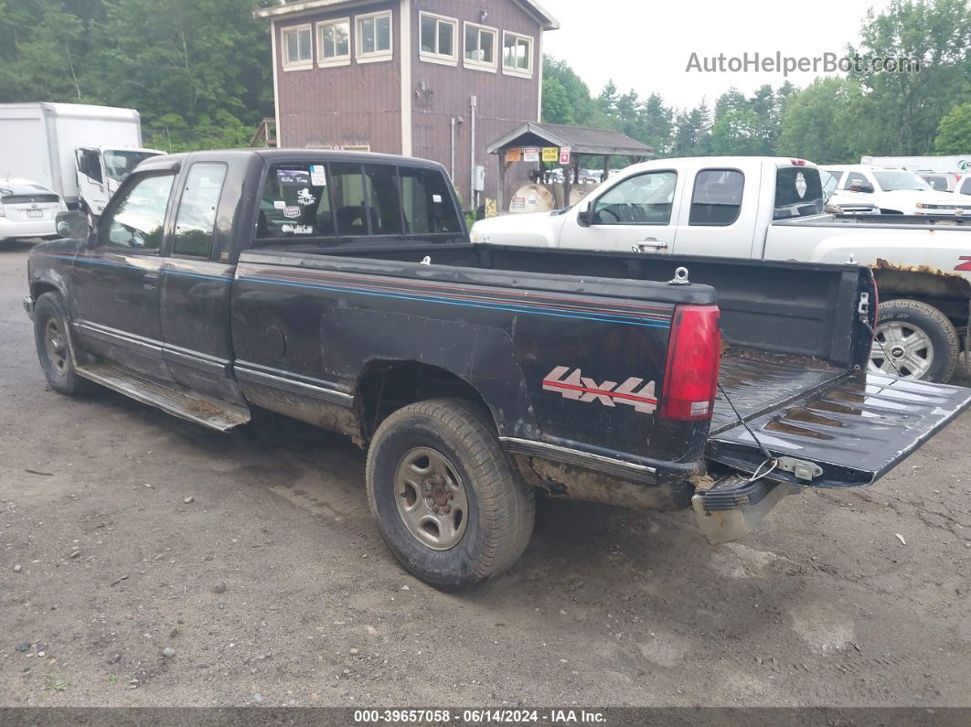 1993 Chevrolet Gmt-400 K1500 Black vin: 1GCEK19K2PE233577