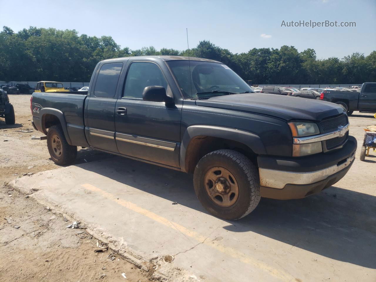 2003 Chevrolet Silverado K1500 Серебряный vin: 1GCEK19T03E228672