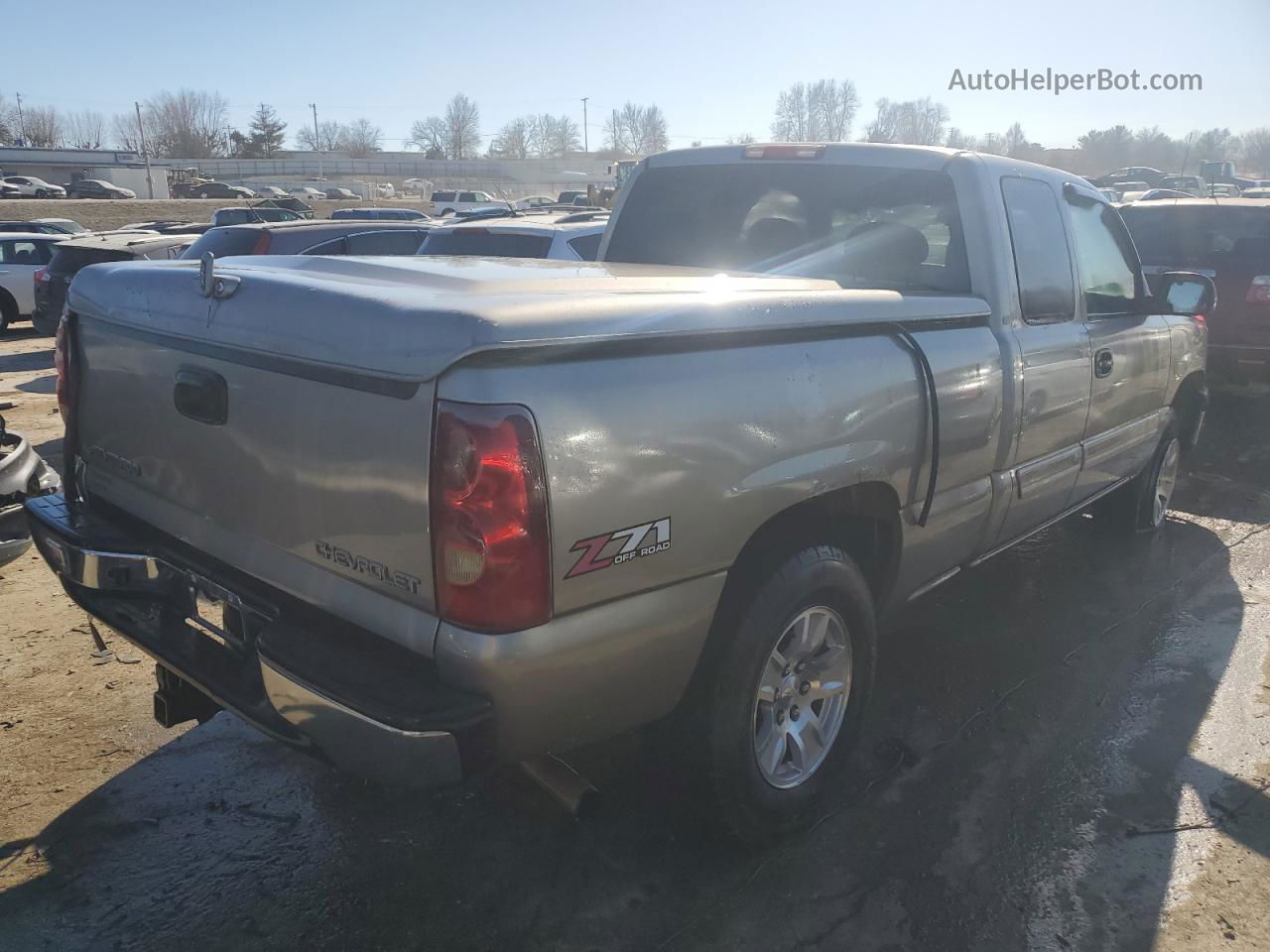 2003 Chevrolet Silverado K1500 Серый vin: 1GCEK19T03E271523