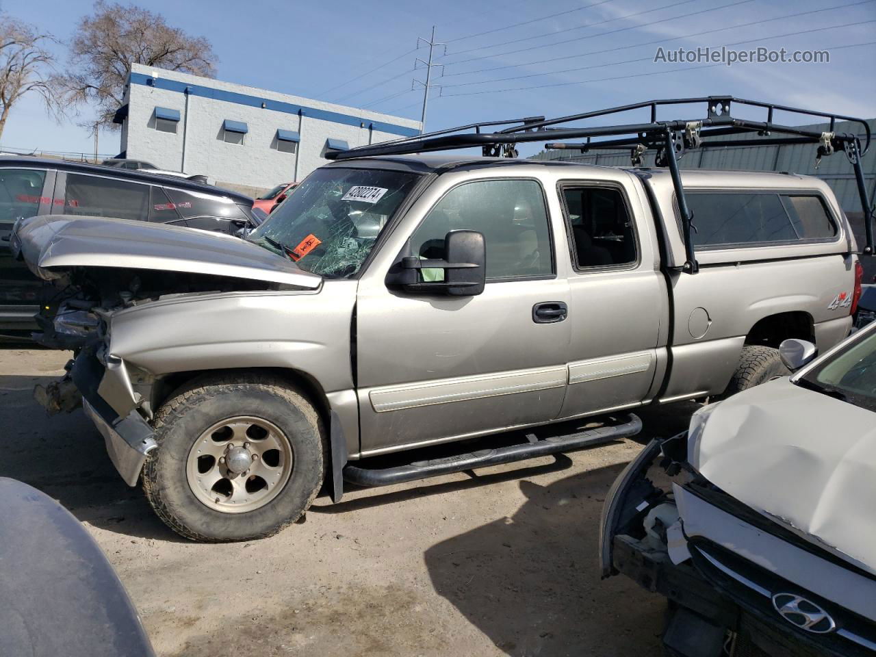 2003 Chevrolet Silverado K1500 Tan vin: 1GCEK19T03E350349