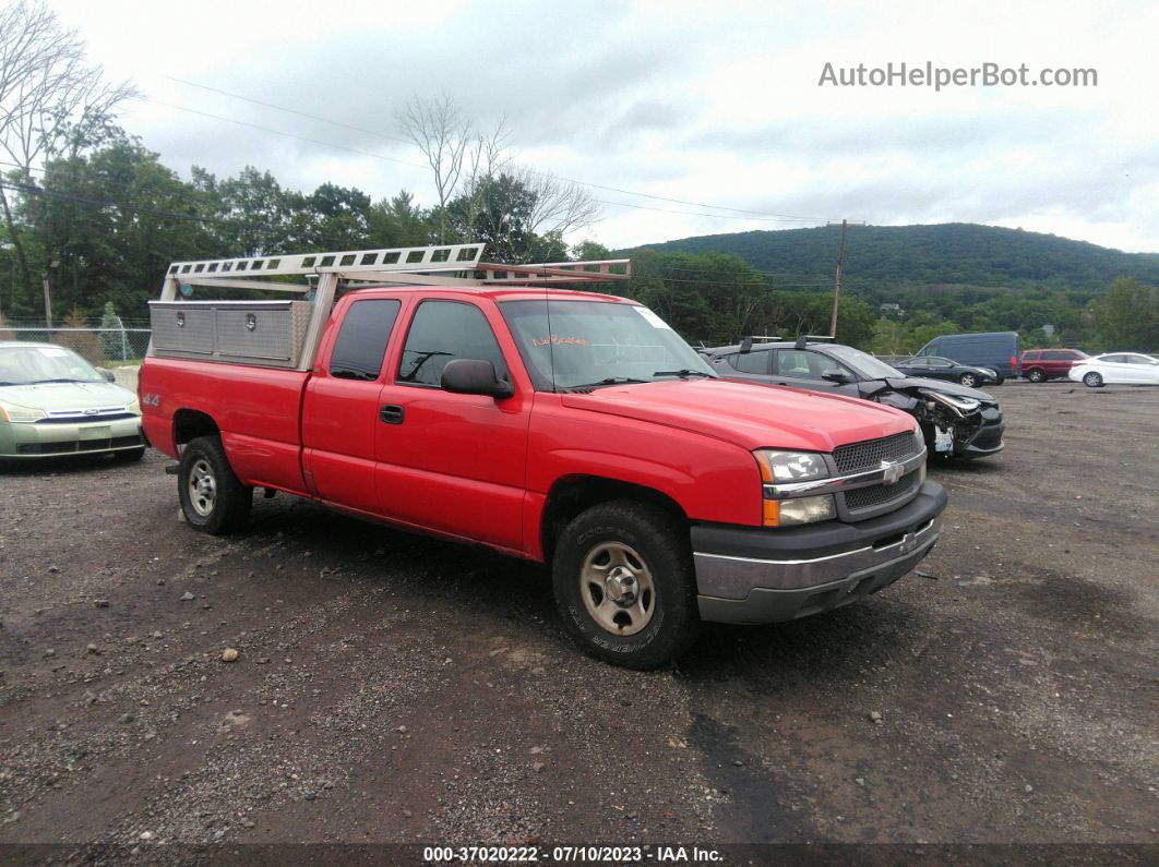 2003 Chevrolet Silverado 1500   Красный vin: 1GCEK19T13E237574