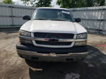 2003 Chevrolet Silverado K1500 White vin: 1GCEK19T13E284510