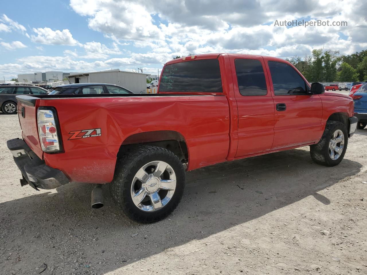 2003 Chevrolet Silverado K1500 Red vin: 1GCEK19T23E222369