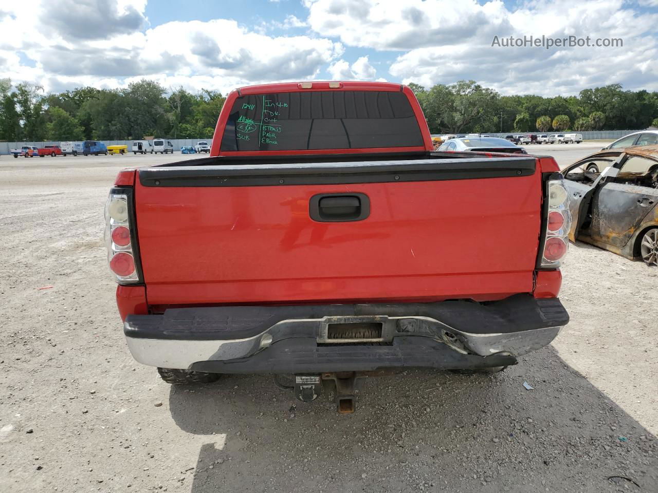 2003 Chevrolet Silverado K1500 Red vin: 1GCEK19T23E222369