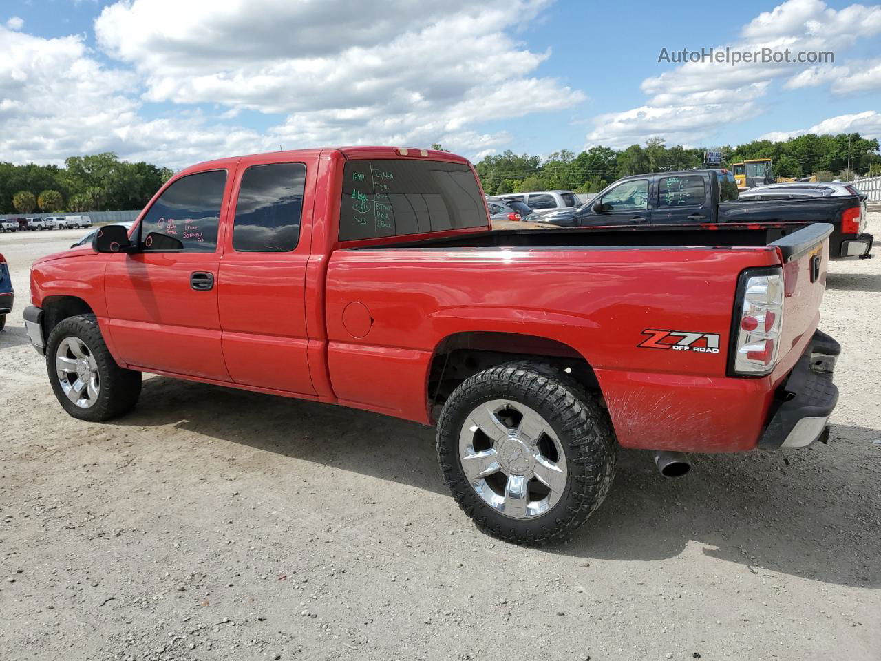 2003 Chevrolet Silverado K1500 Красный vin: 1GCEK19T23E222369