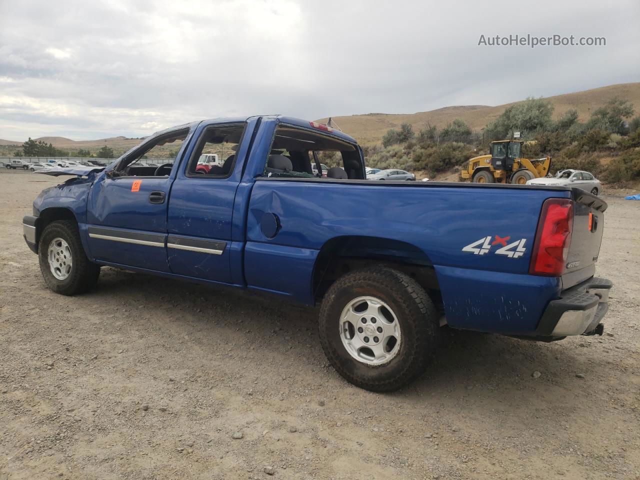 2003 Chevrolet Silverado K1500 Синий vin: 1GCEK19T33E106758