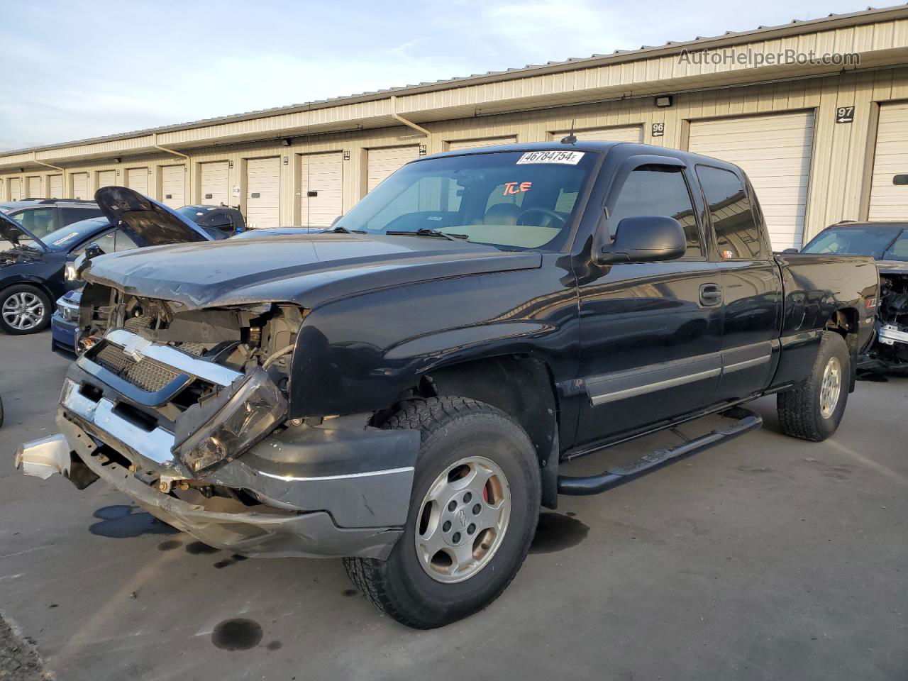 2003 Chevrolet Silverado K1500 Черный vin: 1GCEK19T43E226312