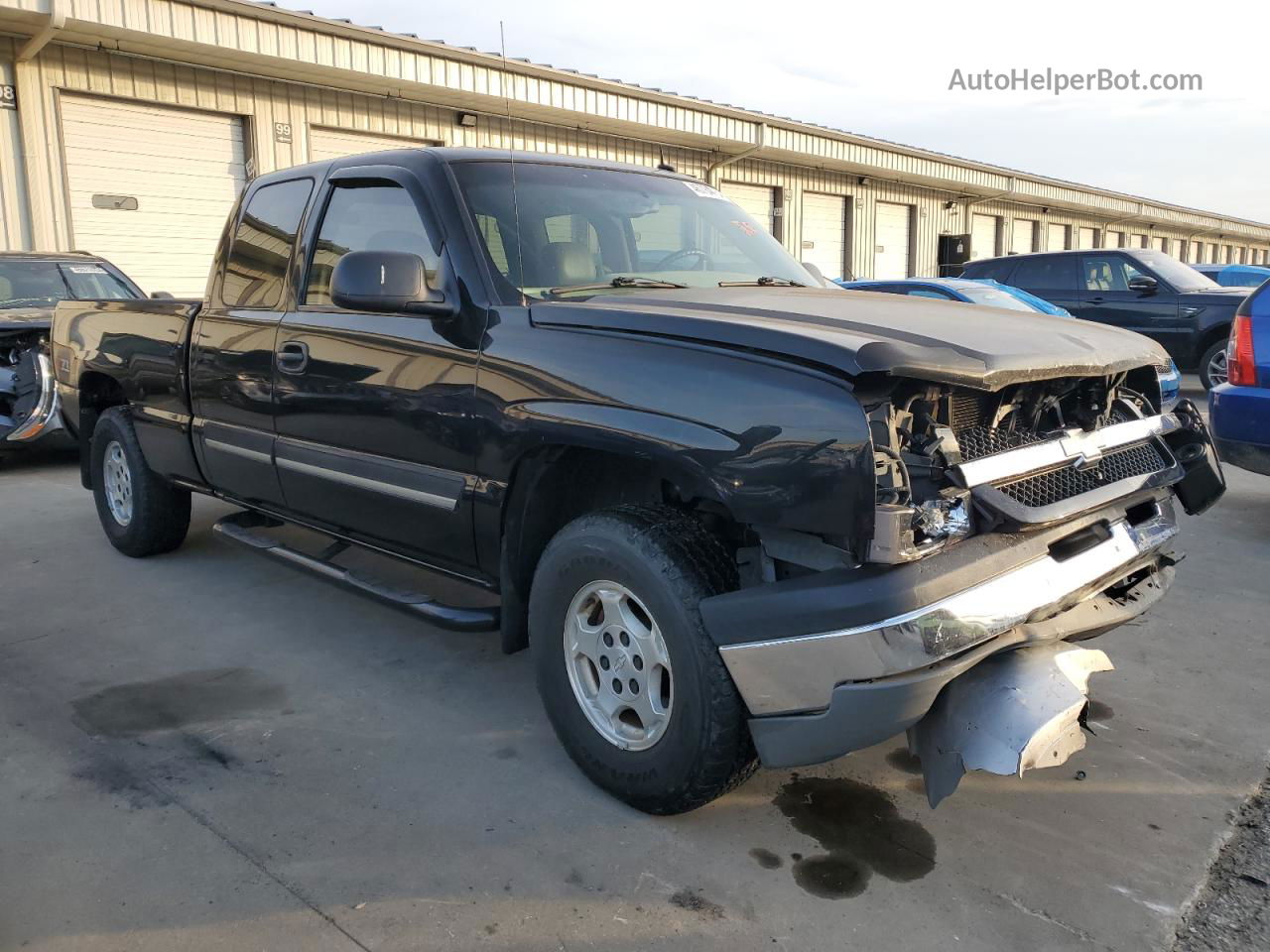 2003 Chevrolet Silverado K1500 Черный vin: 1GCEK19T43E226312