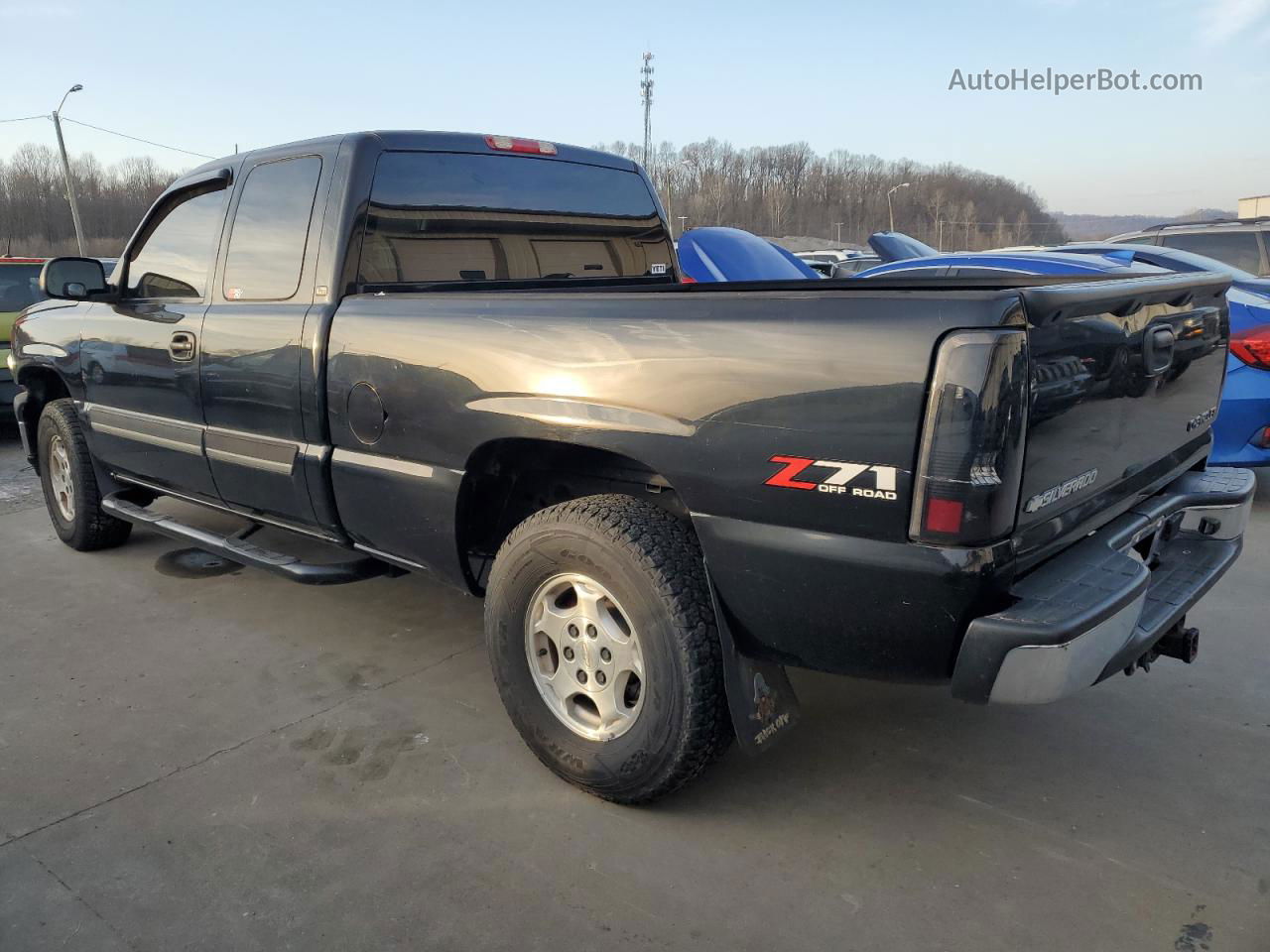 2003 Chevrolet Silverado K1500 Черный vin: 1GCEK19T43E226312