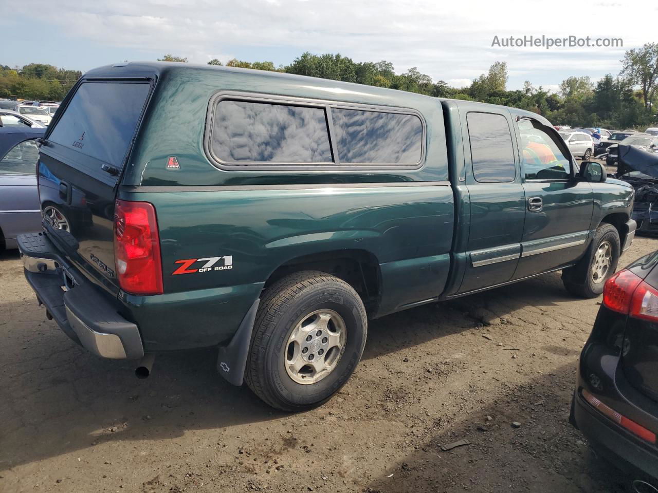 2003 Chevrolet Silverado K1500 Зеленый vin: 1GCEK19T53E122427