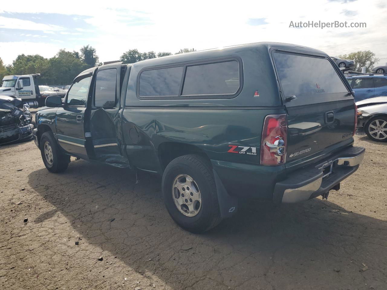 2003 Chevrolet Silverado K1500 Green vin: 1GCEK19T53E122427