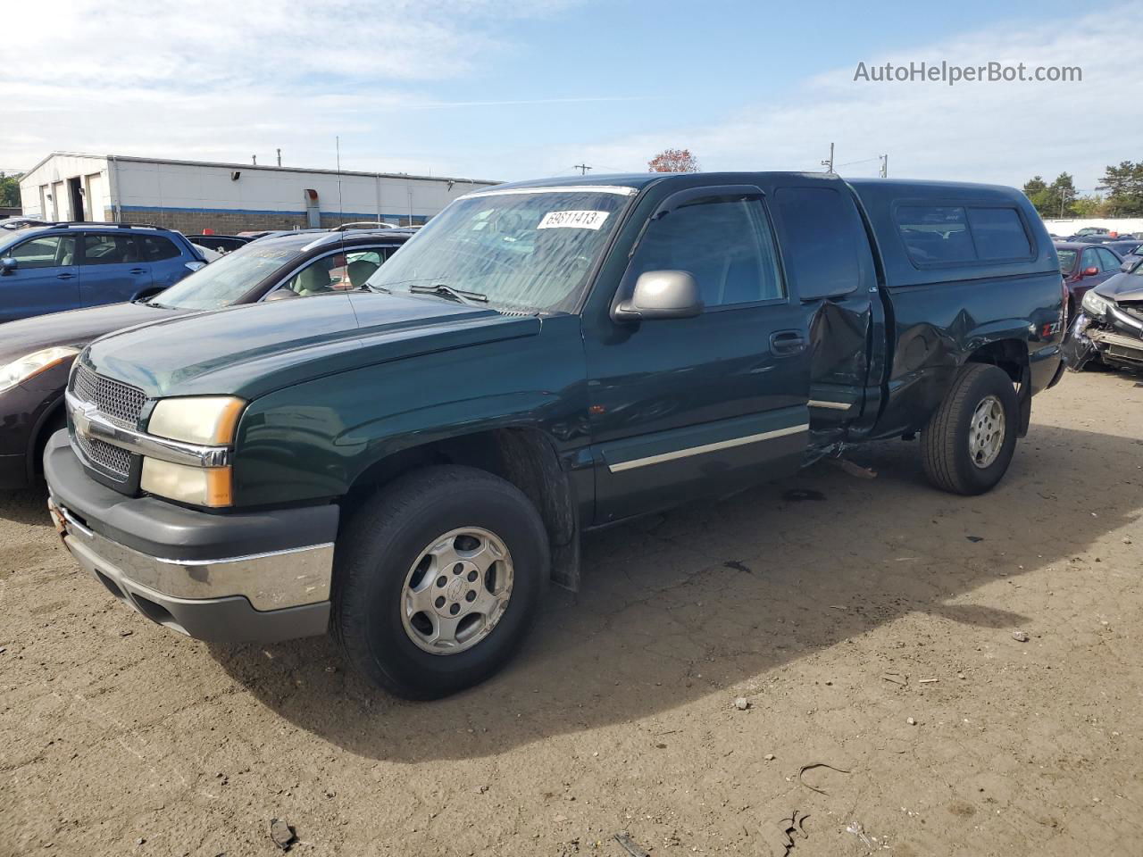 2003 Chevrolet Silverado K1500 Green vin: 1GCEK19T53E122427