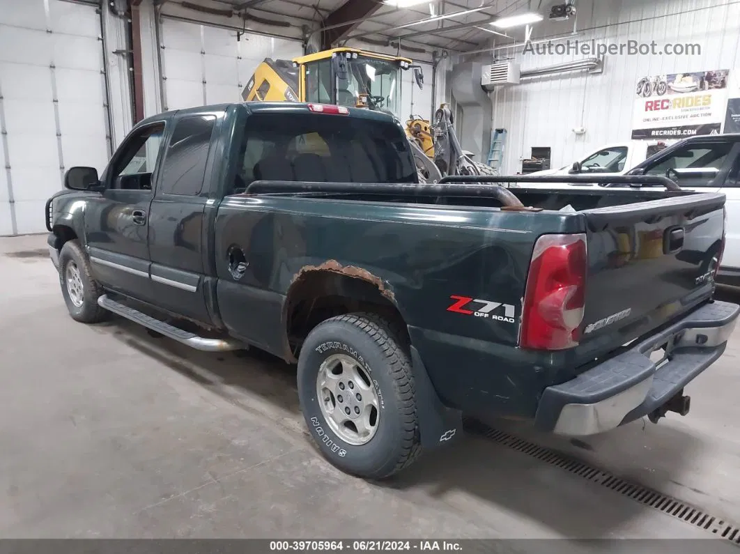 2003 Chevrolet Silverado 1500 Ls Green vin: 1GCEK19T63E374509