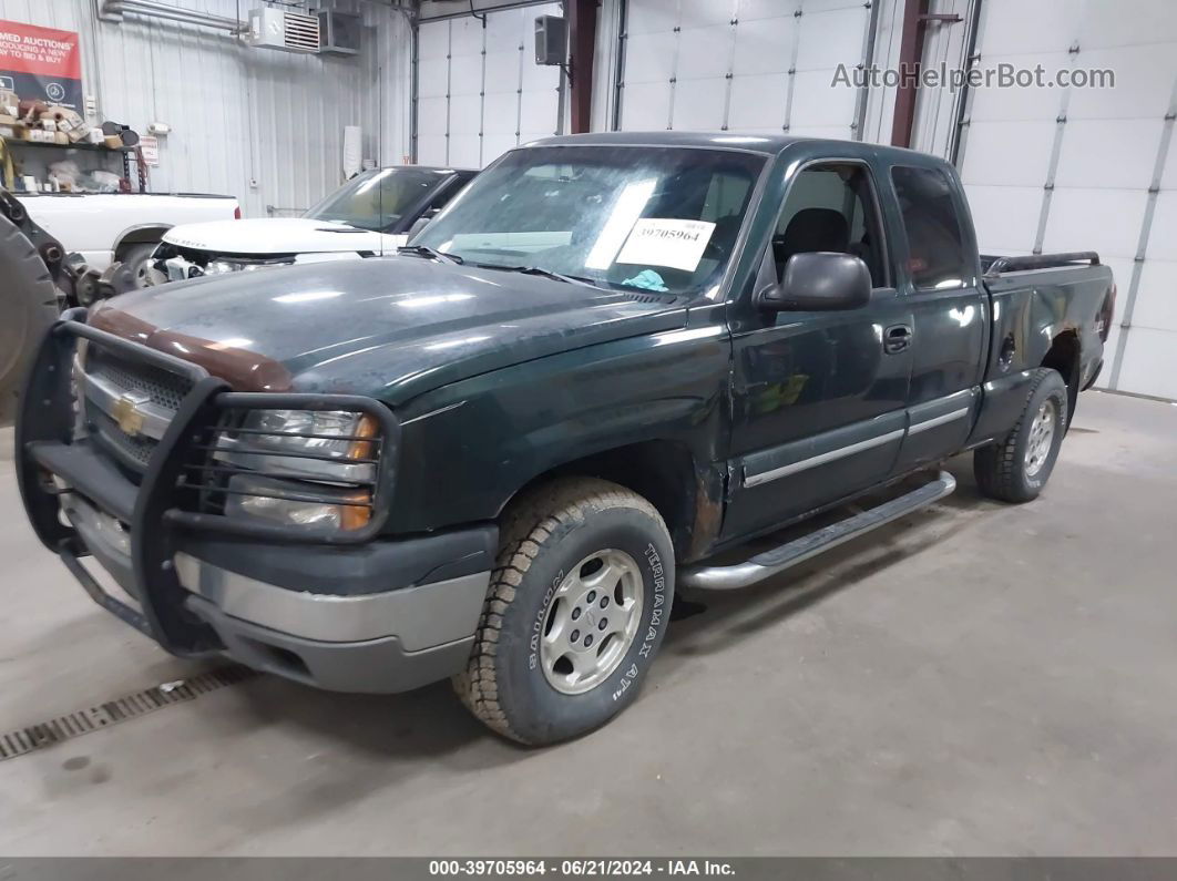 2003 Chevrolet Silverado 1500 Ls Green vin: 1GCEK19T63E374509