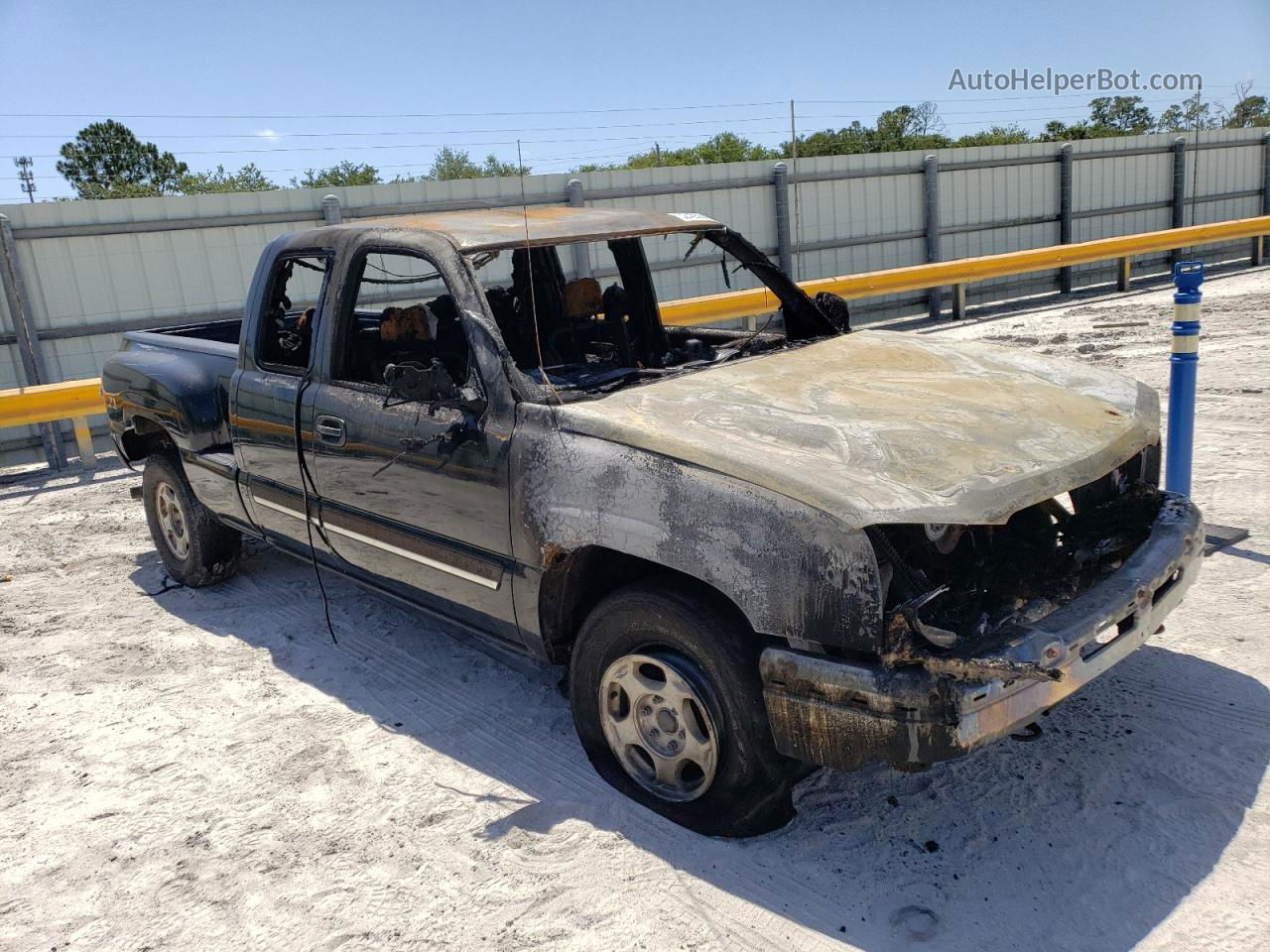 2003 Chevrolet Silverado K1500 Black vin: 1GCEK19T63Z129041