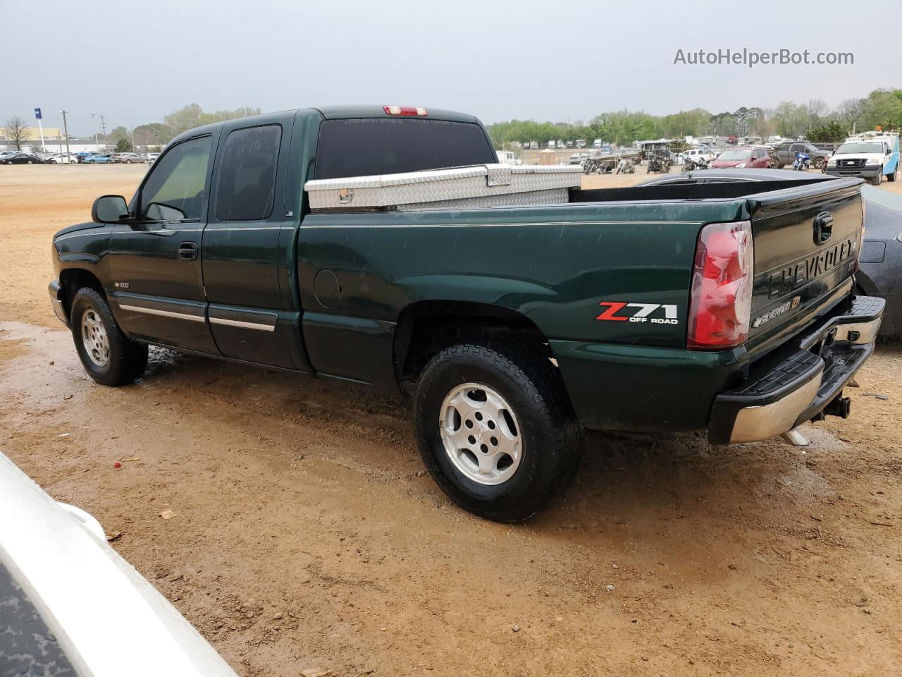 2003 Chevrolet Silverado K1500 Green vin: 1GCEK19T63Z161536