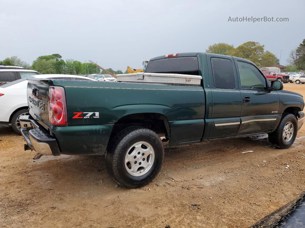 2003 Chevrolet Silverado K1500 Green vin: 1GCEK19T63Z161536