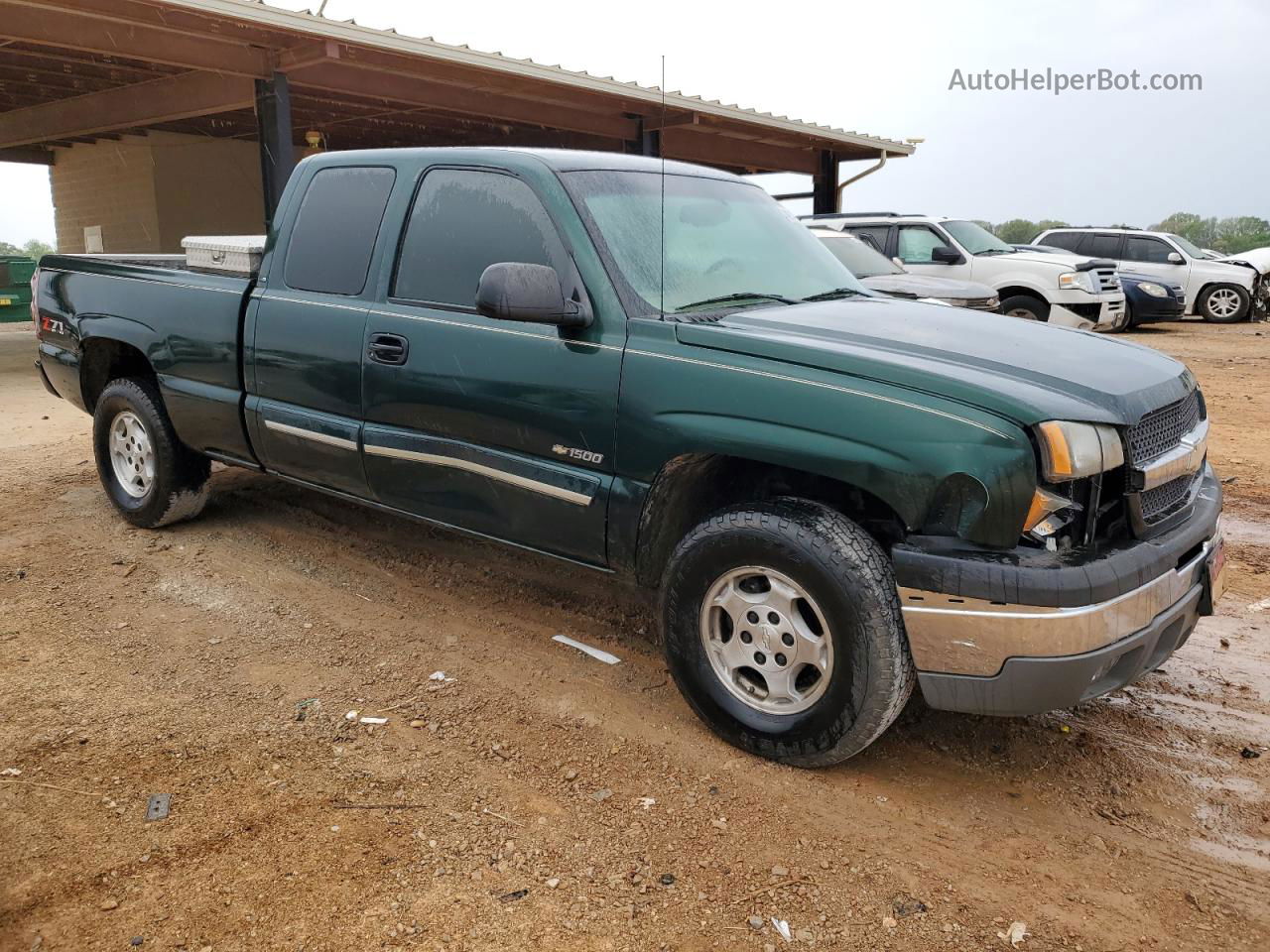 2003 Chevrolet Silverado K1500 Green vin: 1GCEK19T63Z161536