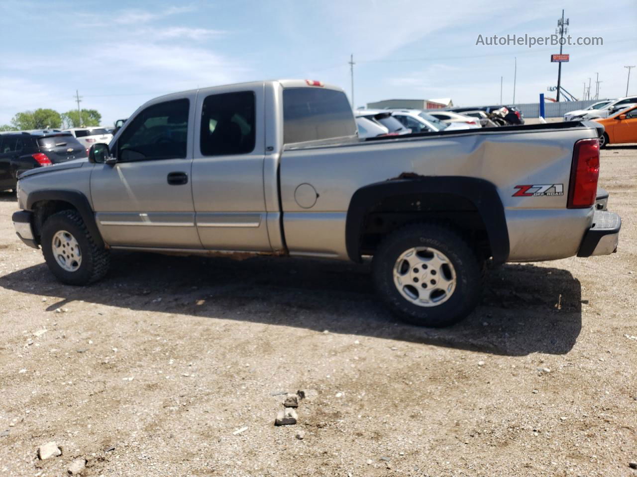 2003 Chevrolet Silverado K1500 Silver vin: 1GCEK19T83E163201