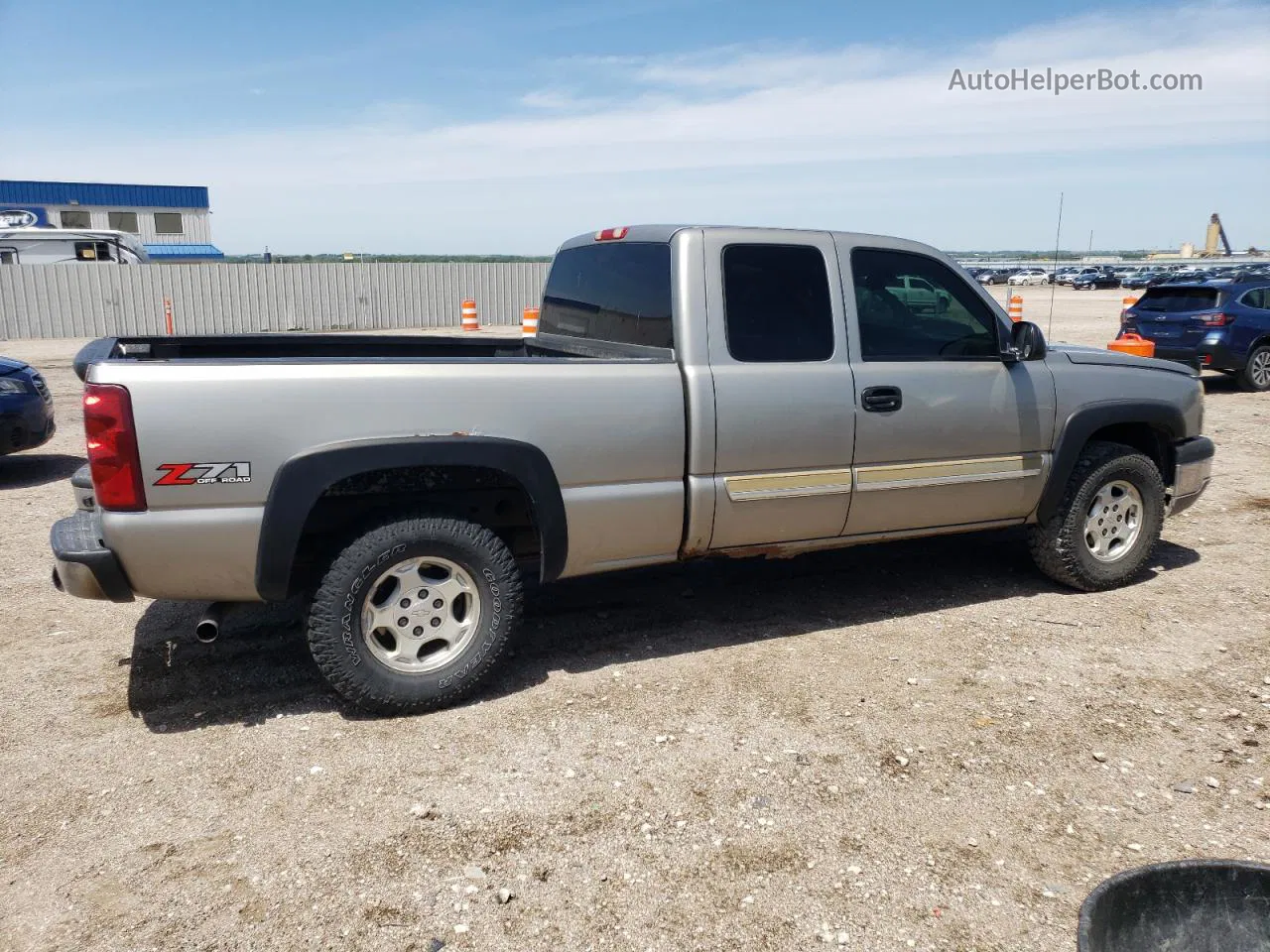 2003 Chevrolet Silverado K1500 Silver vin: 1GCEK19T83E163201