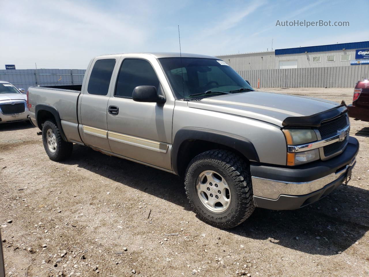 2003 Chevrolet Silverado K1500 Silver vin: 1GCEK19T83E163201