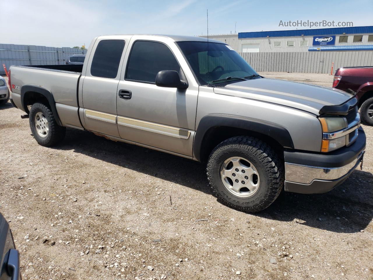 2003 Chevrolet Silverado K1500 Silver vin: 1GCEK19T83E163201