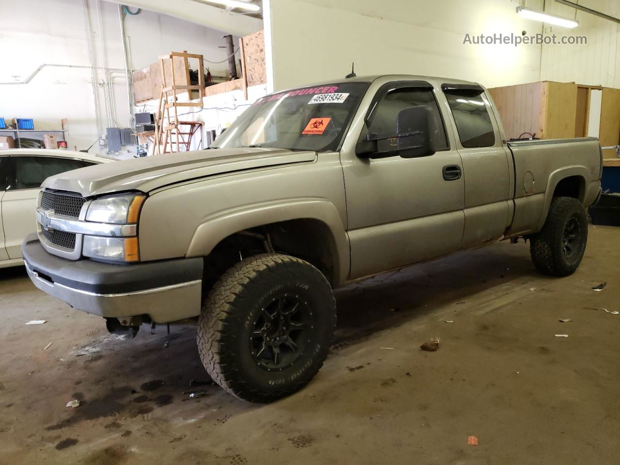 2003 Chevrolet Silverado K1500 Gray vin: 1GCEK19T83E214549