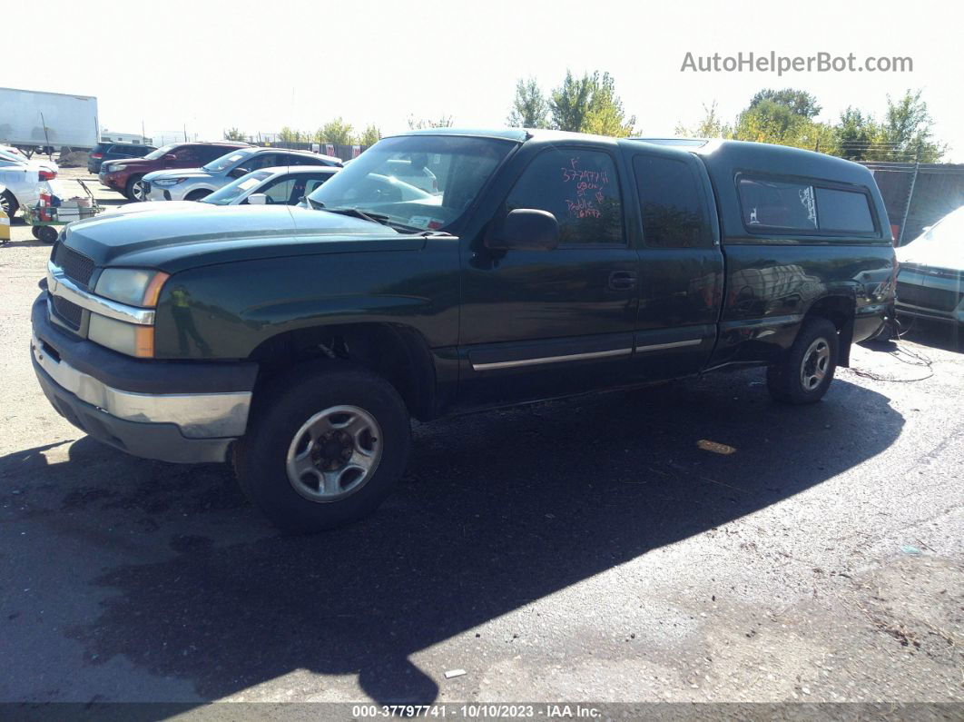 2003 Chevrolet Silverado 1500 Ls Green vin: 1GCEK19T83E261547