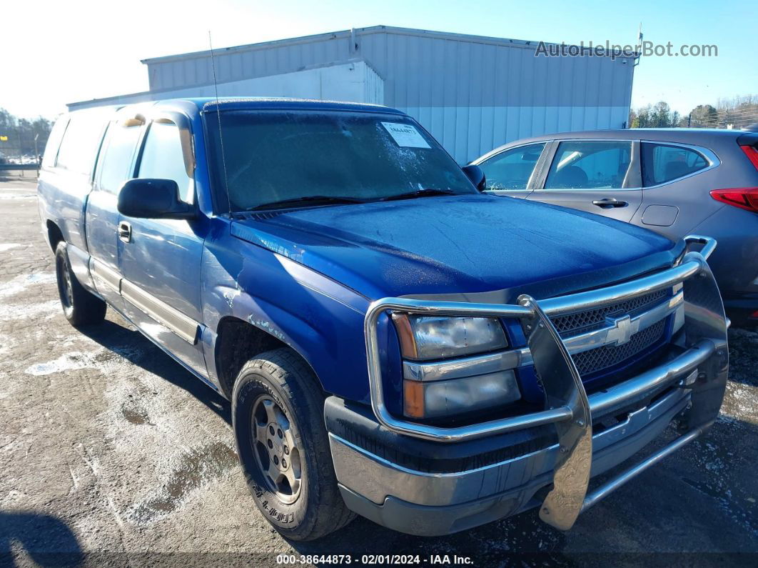 2003 Chevrolet Silverado 1500 Ls Blue vin: 1GCEK19T93E341004