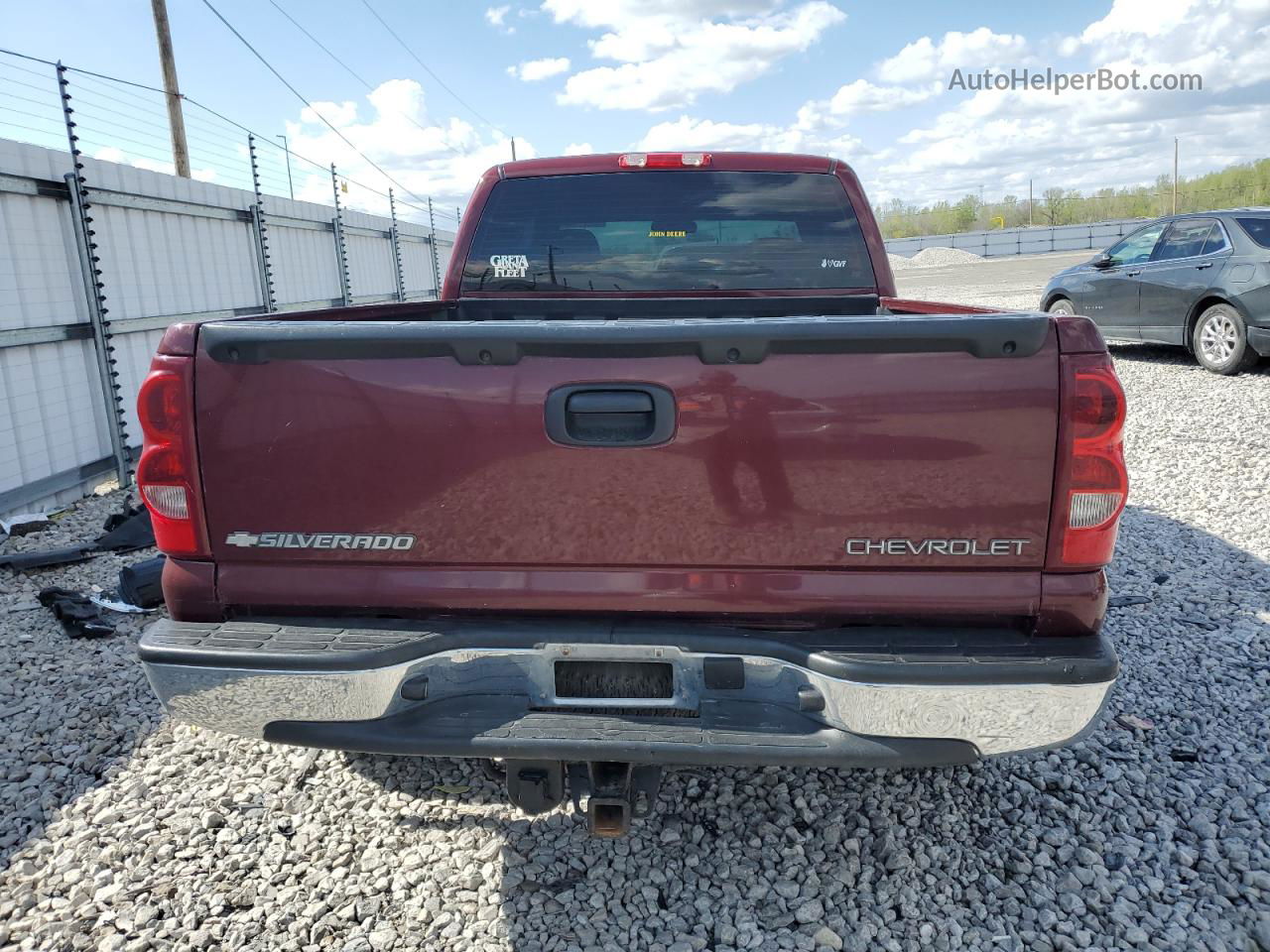 2003 Chevrolet Silverado K1500 Burgundy vin: 1GCEK19TX3E129891