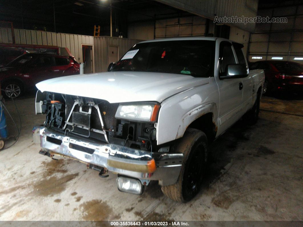 2003 Chevrolet Silverado 1500 Ls White vin: 1GCEK19TX3E358880